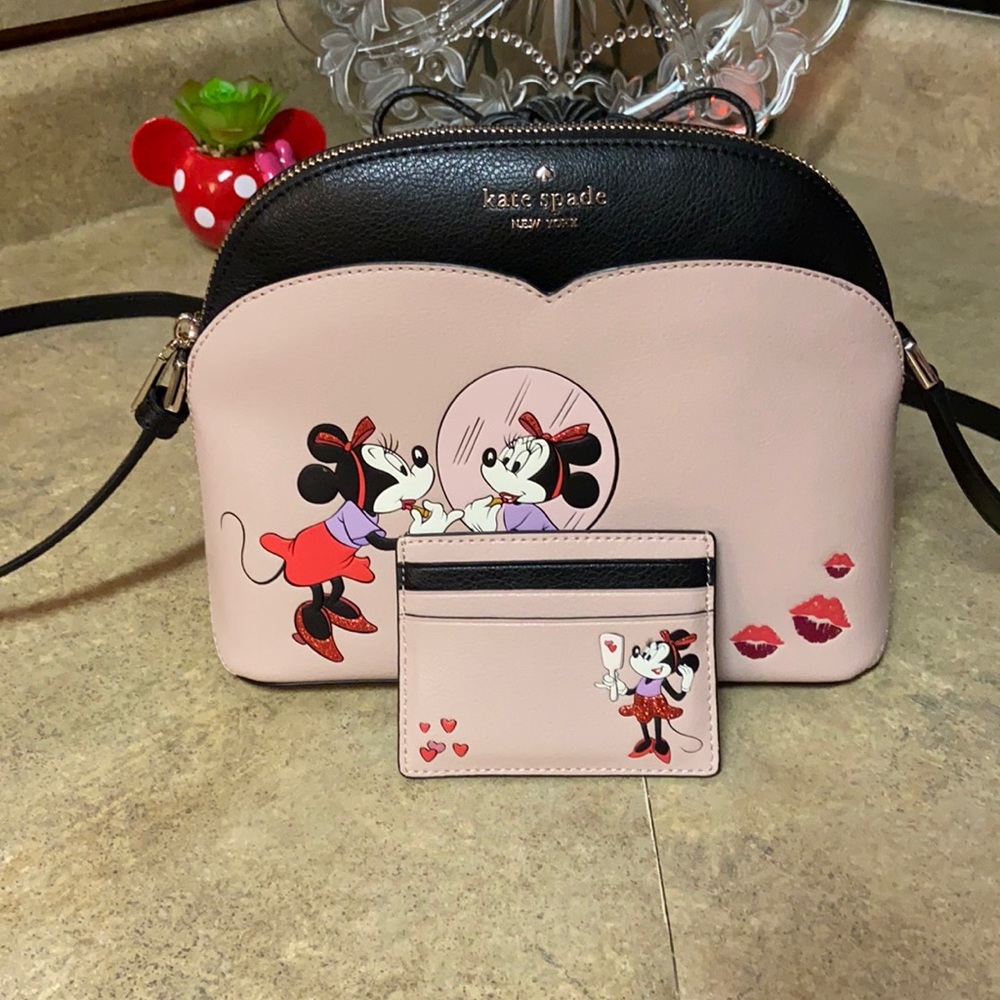 NWOT! Kate Spade x Minnie Mouse Crossbody w/CC
